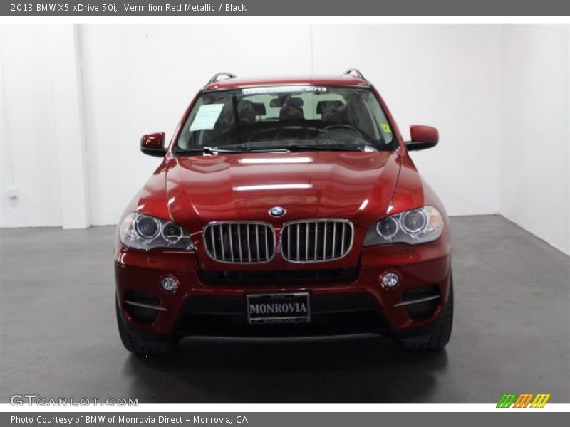 Vermilion Red Metallic / Black 2013 BMW X5 xDrive 50i