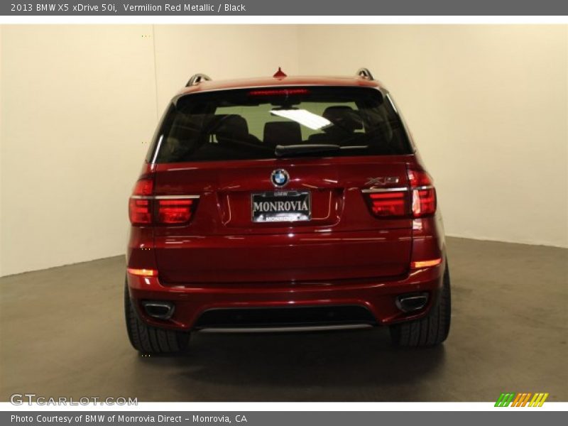 Vermilion Red Metallic / Black 2013 BMW X5 xDrive 50i