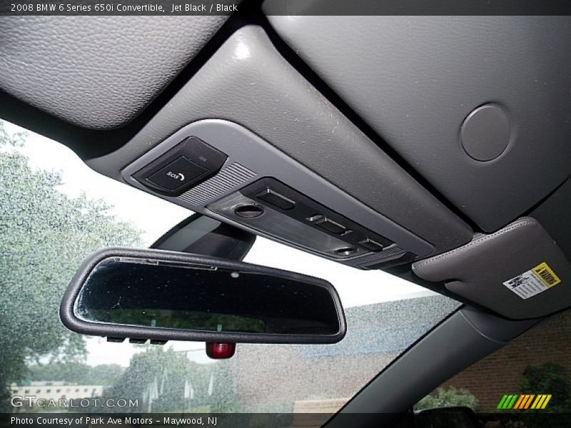 Jet Black / Black 2008 BMW 6 Series 650i Convertible