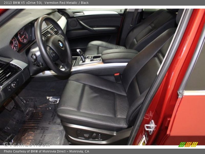 Vermilion Red Metallic / Black 2013 BMW X5 xDrive 50i