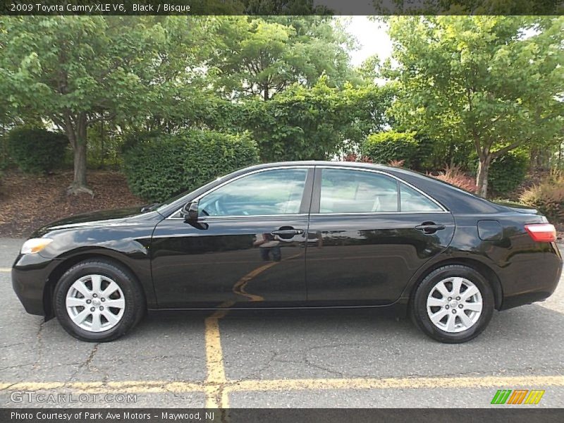 Black / Bisque 2009 Toyota Camry XLE V6