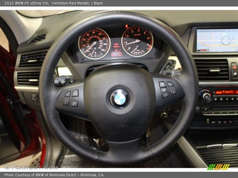 Vermilion Red Metallic / Black 2013 BMW X5 xDrive 50i