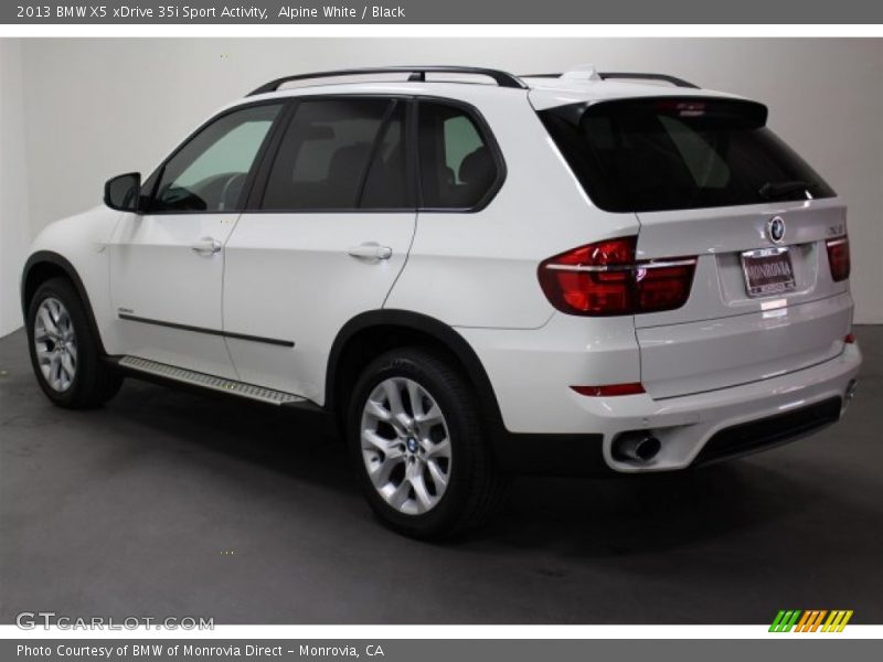 Alpine White / Black 2013 BMW X5 xDrive 35i Sport Activity