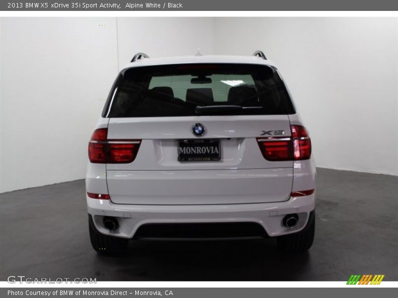 Alpine White / Black 2013 BMW X5 xDrive 35i Sport Activity