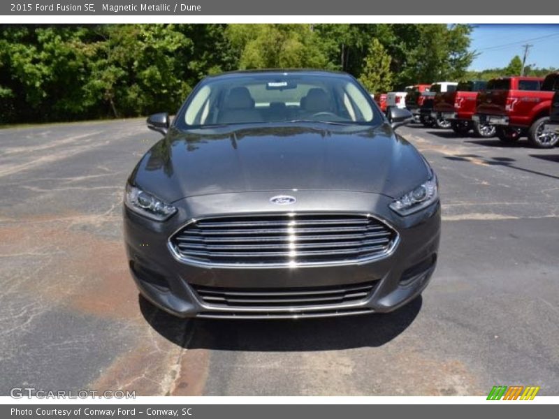 Magnetic Metallic / Dune 2015 Ford Fusion SE