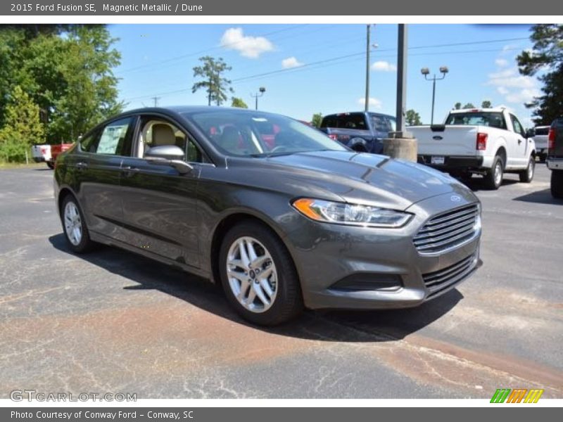 Magnetic Metallic / Dune 2015 Ford Fusion SE