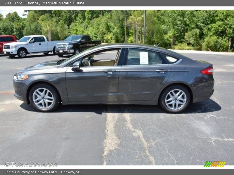 Magnetic Metallic / Dune 2015 Ford Fusion SE