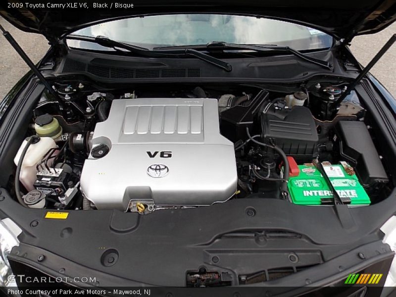 Black / Bisque 2009 Toyota Camry XLE V6