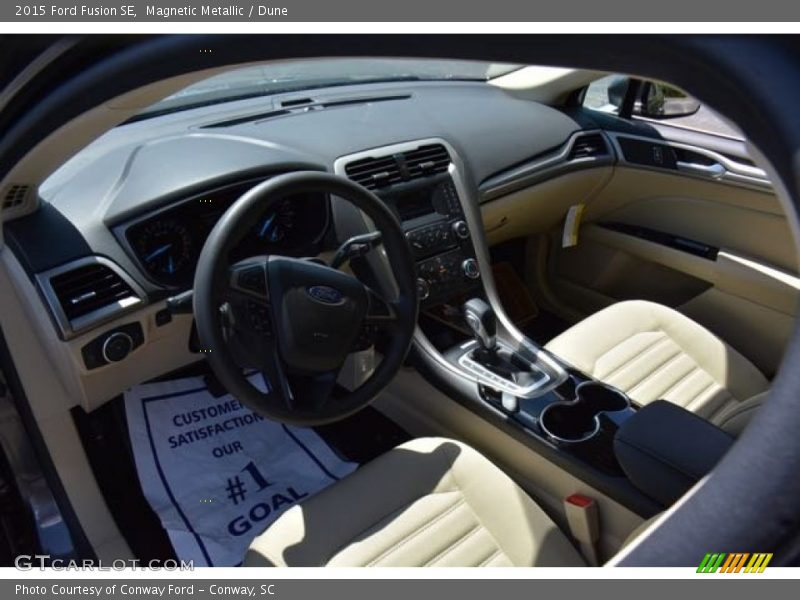 Magnetic Metallic / Dune 2015 Ford Fusion SE