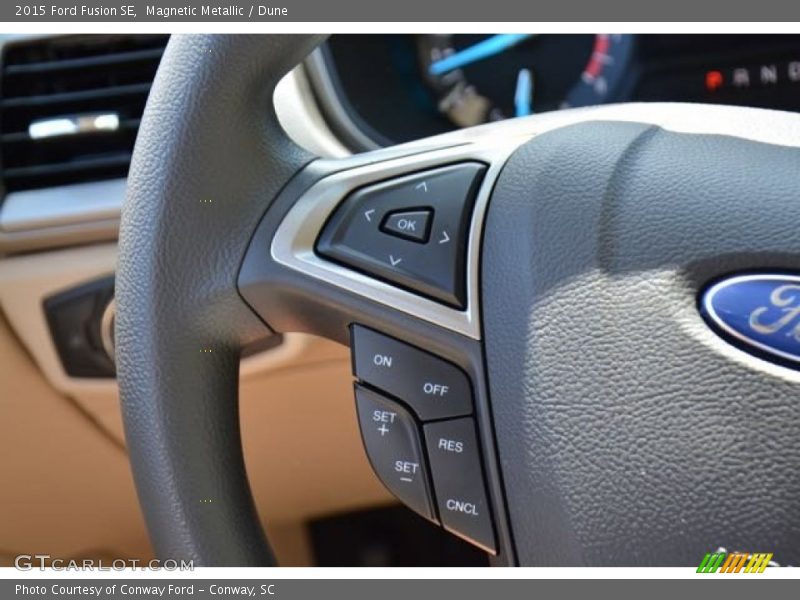 Magnetic Metallic / Dune 2015 Ford Fusion SE