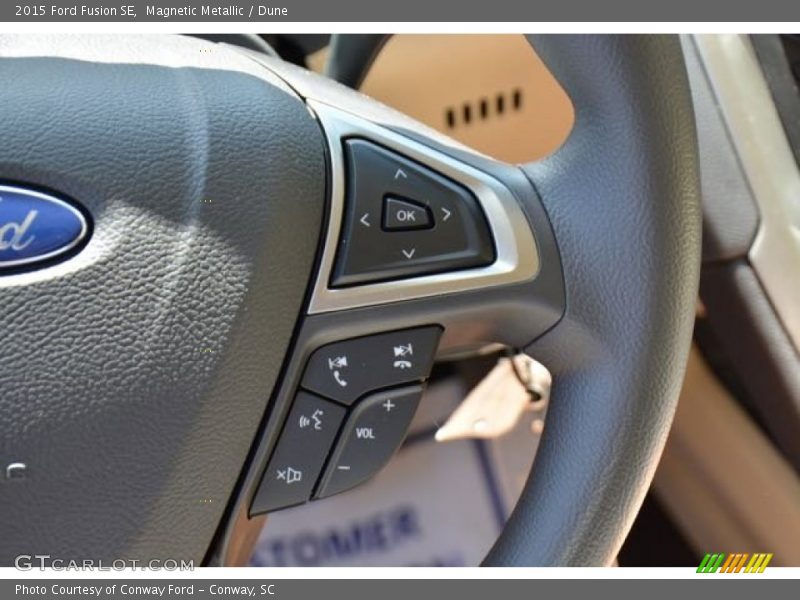 Magnetic Metallic / Dune 2015 Ford Fusion SE