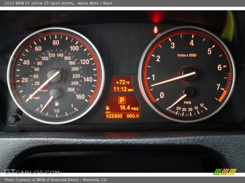Alpine White / Black 2013 BMW X5 xDrive 35i Sport Activity