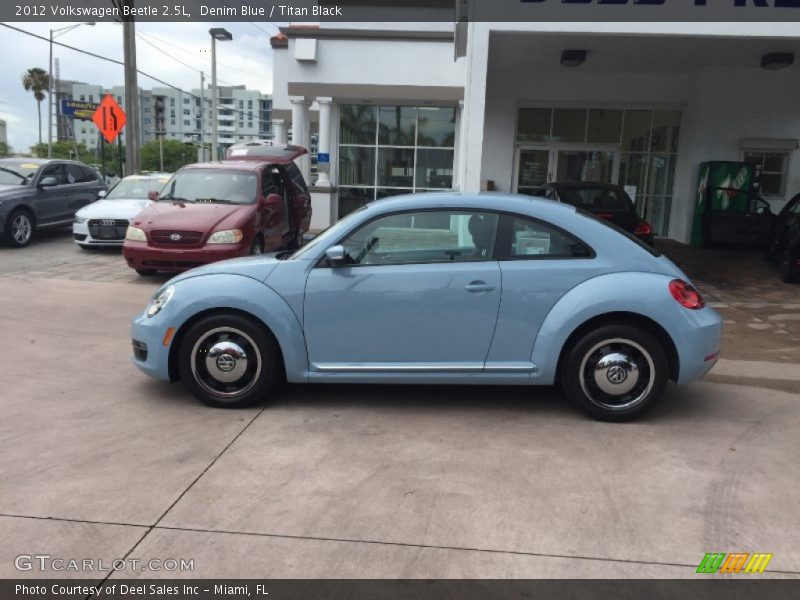 Denim Blue / Titan Black 2012 Volkswagen Beetle 2.5L
