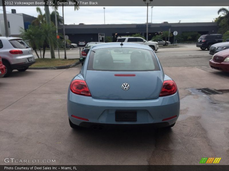 Denim Blue / Titan Black 2012 Volkswagen Beetle 2.5L