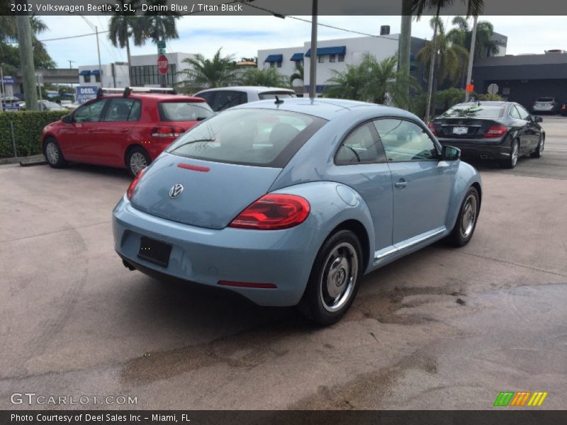 Denim Blue / Titan Black 2012 Volkswagen Beetle 2.5L