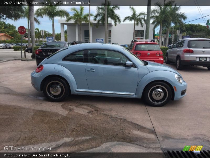 Denim Blue / Titan Black 2012 Volkswagen Beetle 2.5L
