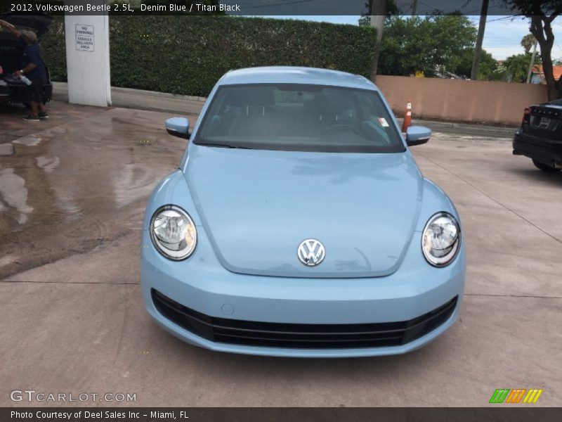 Denim Blue / Titan Black 2012 Volkswagen Beetle 2.5L