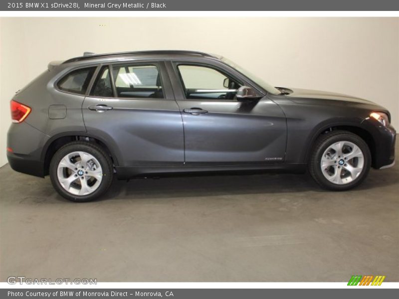 Mineral Grey Metallic / Black 2015 BMW X1 sDrive28i