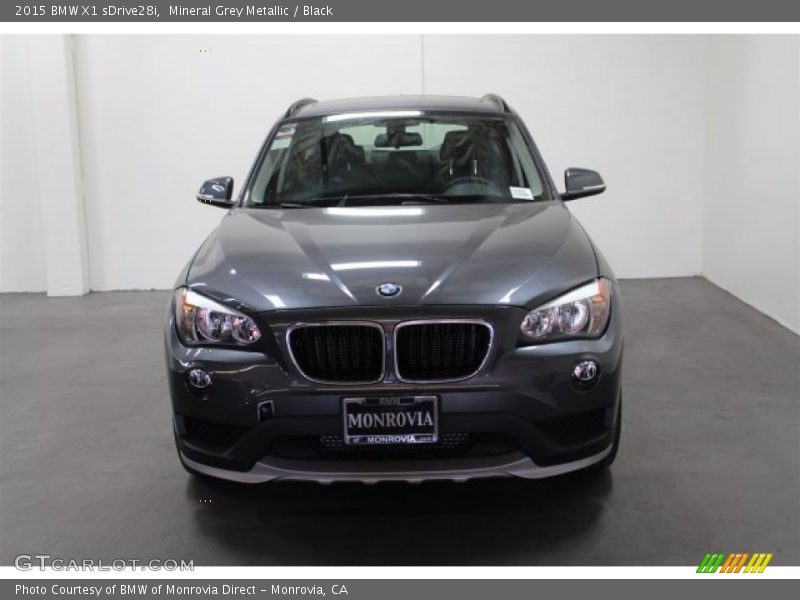 Mineral Grey Metallic / Black 2015 BMW X1 sDrive28i