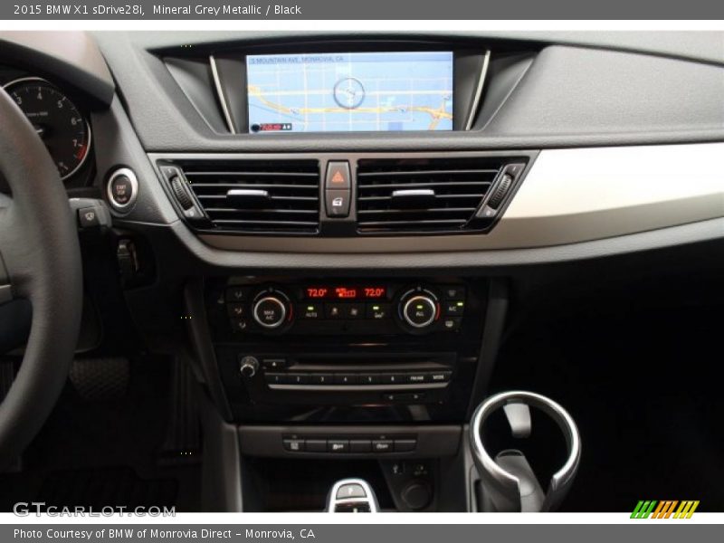 Mineral Grey Metallic / Black 2015 BMW X1 sDrive28i