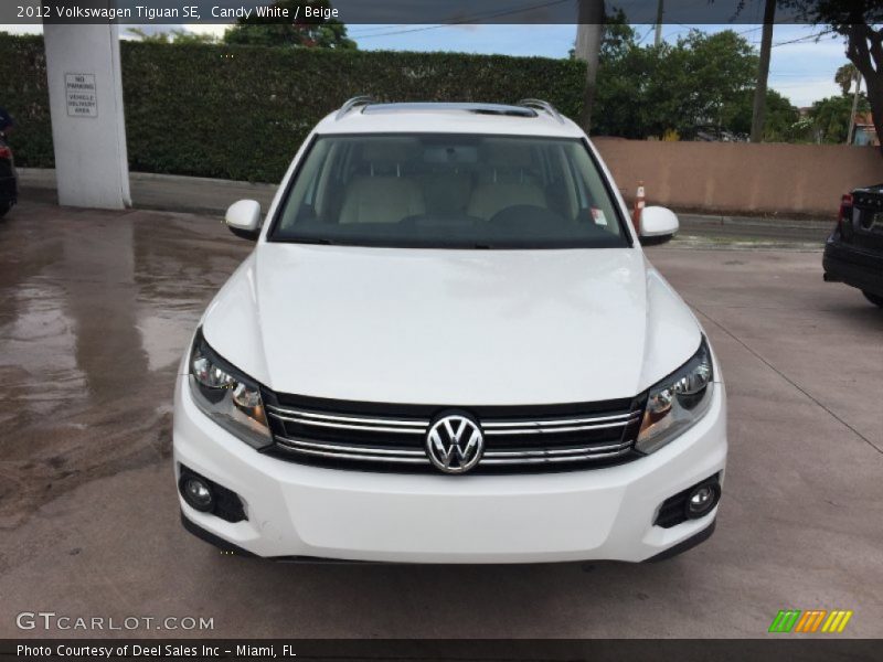Candy White / Beige 2012 Volkswagen Tiguan SE