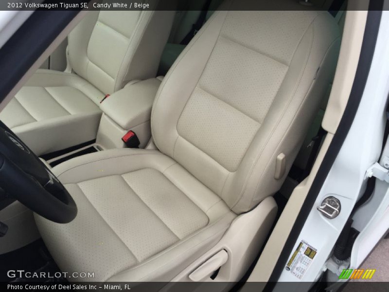 Candy White / Beige 2012 Volkswagen Tiguan SE