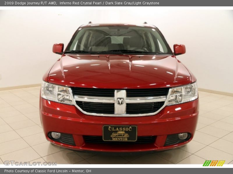 Inferno Red Crystal Pearl / Dark Slate Gray/Light Graystone 2009 Dodge Journey R/T AWD
