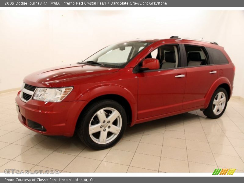 Inferno Red Crystal Pearl / Dark Slate Gray/Light Graystone 2009 Dodge Journey R/T AWD