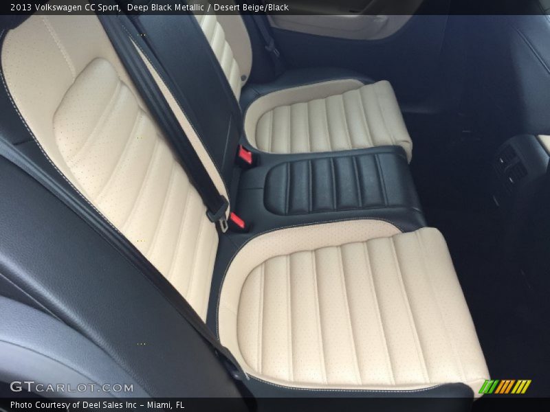 Deep Black Metallic / Desert Beige/Black 2013 Volkswagen CC Sport
