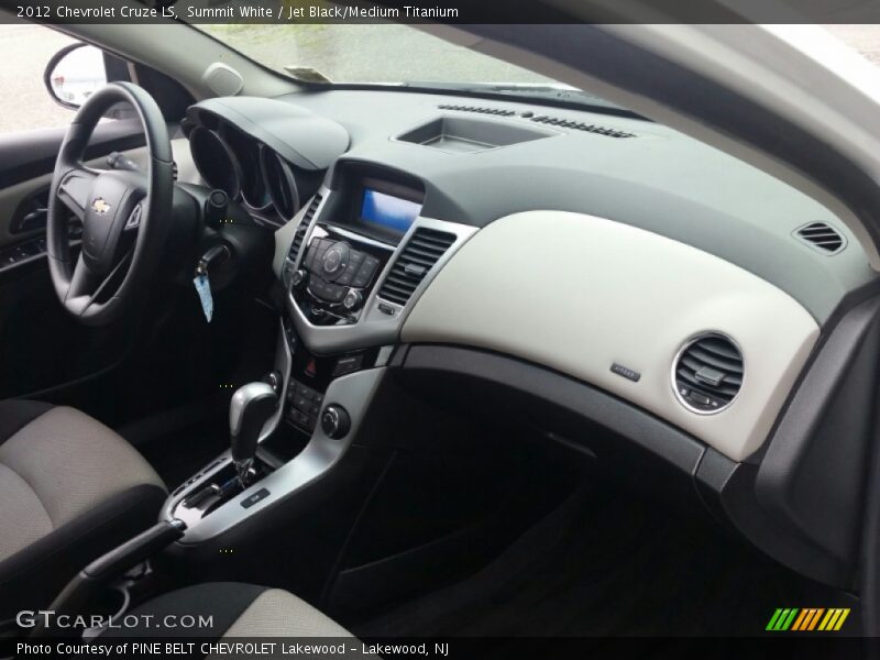 Summit White / Jet Black/Medium Titanium 2012 Chevrolet Cruze LS
