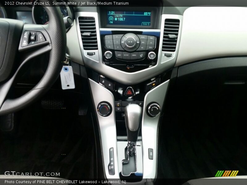 Summit White / Jet Black/Medium Titanium 2012 Chevrolet Cruze LS