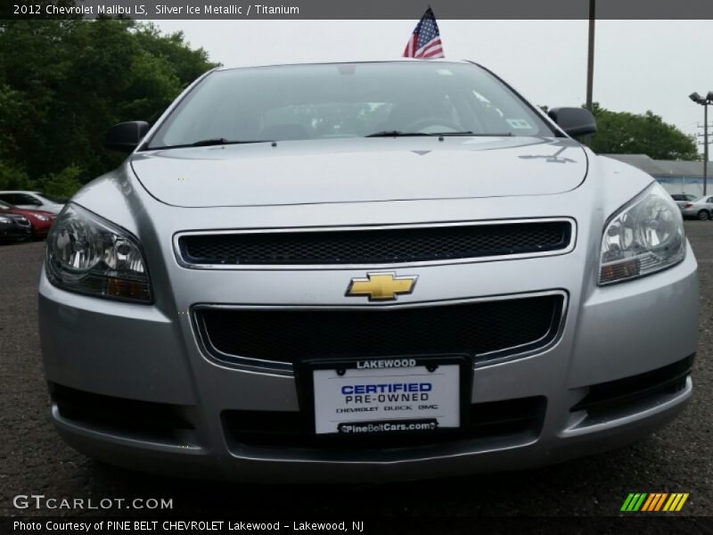 Silver Ice Metallic / Titanium 2012 Chevrolet Malibu LS