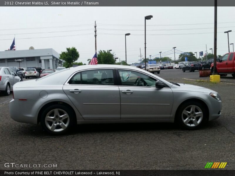 Silver Ice Metallic / Titanium 2012 Chevrolet Malibu LS