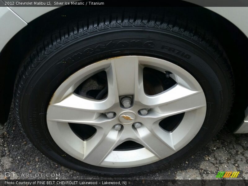 Silver Ice Metallic / Titanium 2012 Chevrolet Malibu LS
