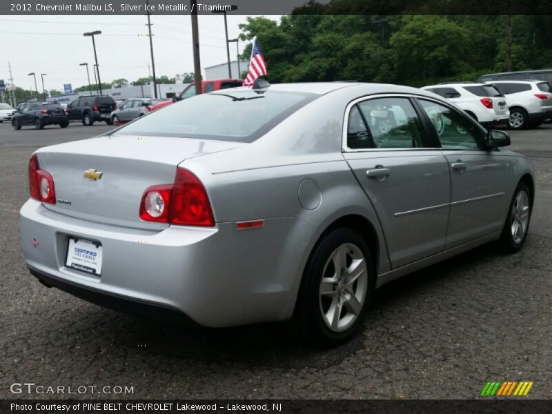 Silver Ice Metallic / Titanium 2012 Chevrolet Malibu LS