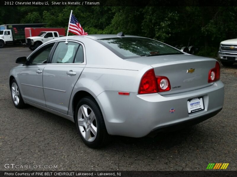 Silver Ice Metallic / Titanium 2012 Chevrolet Malibu LS
