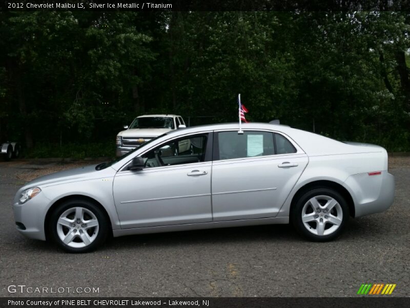 Silver Ice Metallic / Titanium 2012 Chevrolet Malibu LS