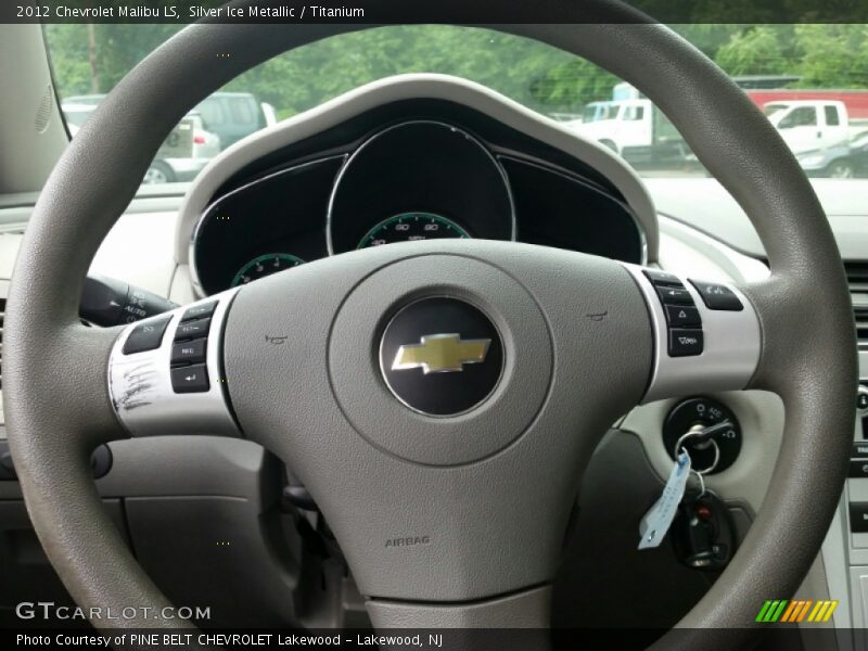 Silver Ice Metallic / Titanium 2012 Chevrolet Malibu LS
