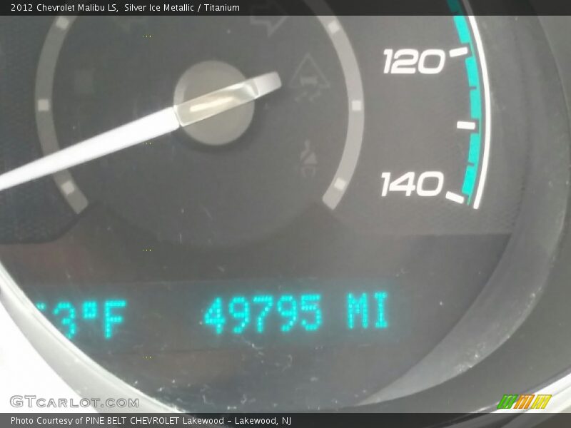 Silver Ice Metallic / Titanium 2012 Chevrolet Malibu LS