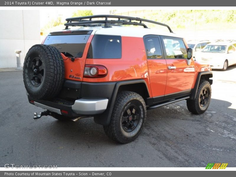 Magma Orange / Dark Charcoal 2014 Toyota FJ Cruiser 4WD