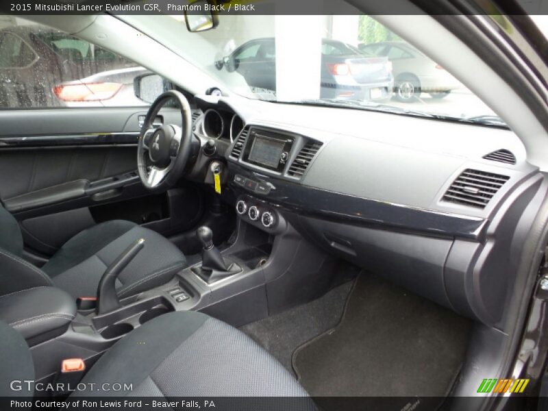 Phantom Black / Black 2015 Mitsubishi Lancer Evolution GSR