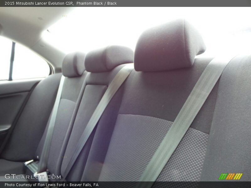 Phantom Black / Black 2015 Mitsubishi Lancer Evolution GSR