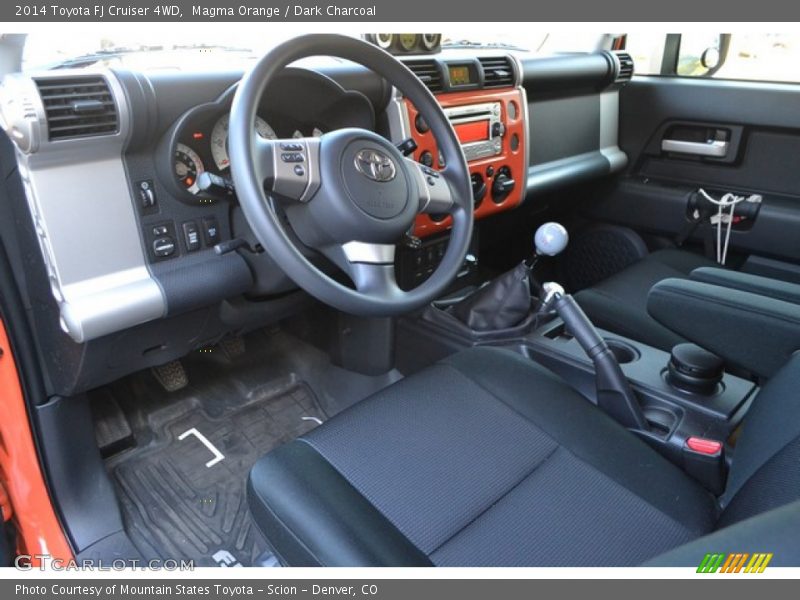 Magma Orange / Dark Charcoal 2014 Toyota FJ Cruiser 4WD