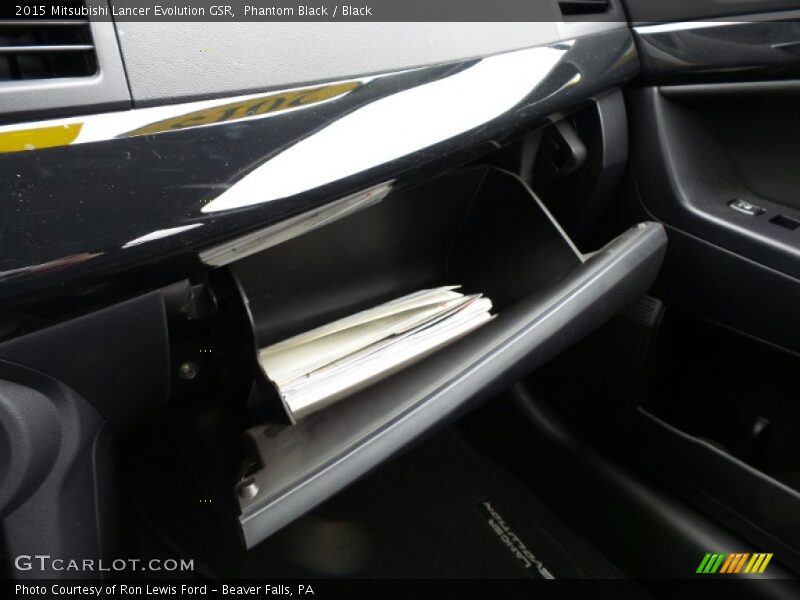Phantom Black / Black 2015 Mitsubishi Lancer Evolution GSR