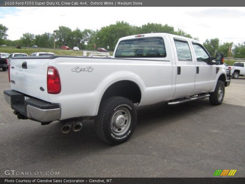 Oxford White / Medium Stone 2010 Ford F350 Super Duty XL Crew Cab 4x4