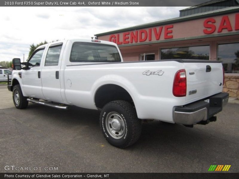 Oxford White / Medium Stone 2010 Ford F350 Super Duty XL Crew Cab 4x4