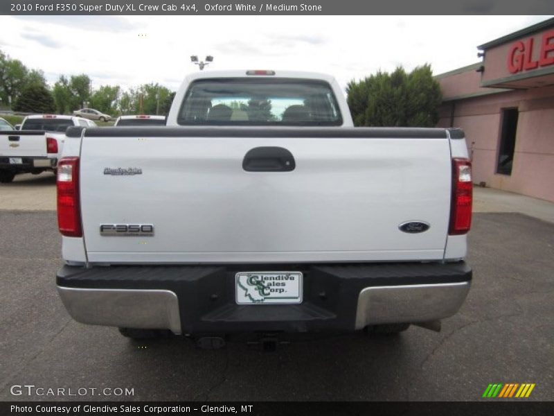 Oxford White / Medium Stone 2010 Ford F350 Super Duty XL Crew Cab 4x4