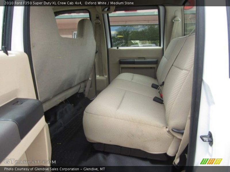 Oxford White / Medium Stone 2010 Ford F350 Super Duty XL Crew Cab 4x4