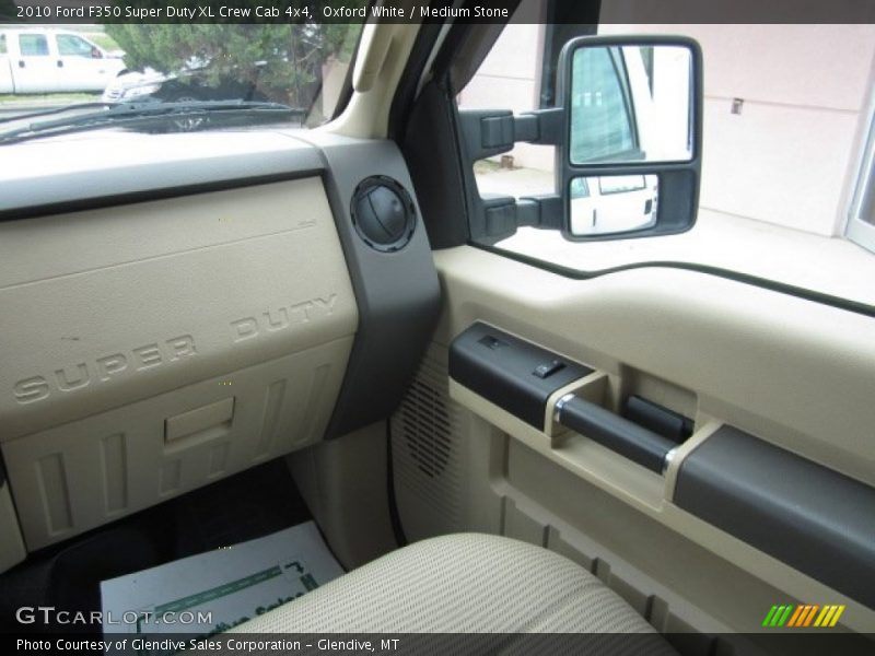 Oxford White / Medium Stone 2010 Ford F350 Super Duty XL Crew Cab 4x4