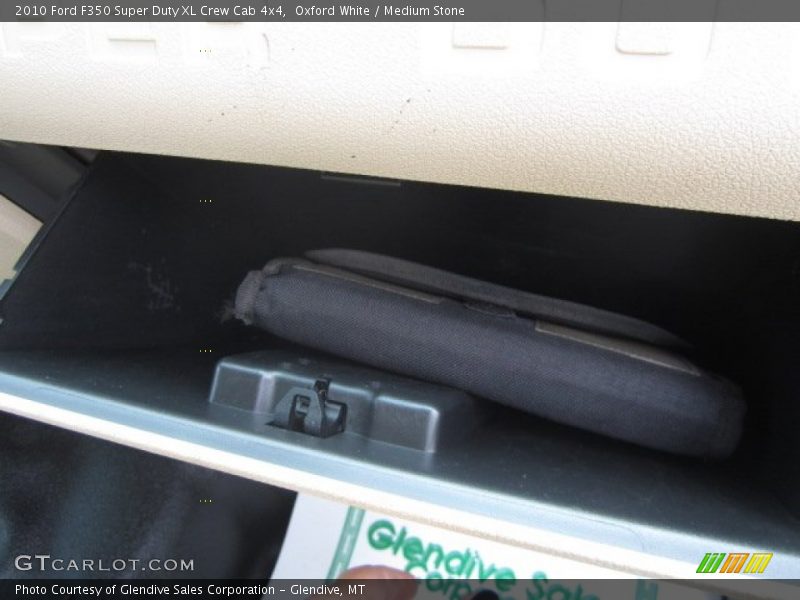 Oxford White / Medium Stone 2010 Ford F350 Super Duty XL Crew Cab 4x4